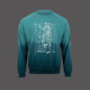 Critical Role Oracle Of The Moon Tarot Crewneck Sweatshirt Green 2XL NWT IN PKG